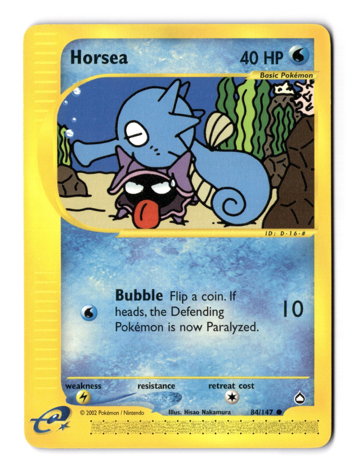 Horsea (84) Common Aquapolis 084/147 NM