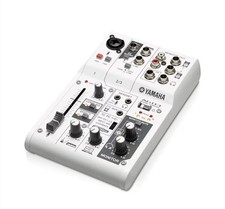 Yamaha AG03MK2 White Live Streaming Mixer - White