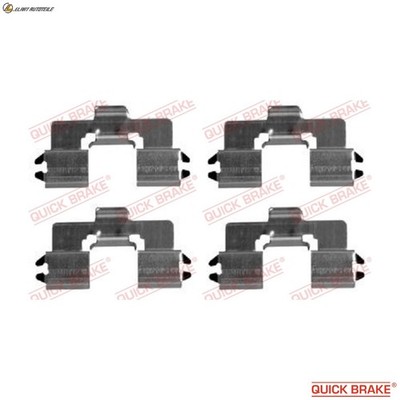 ZUBEHÖRSATZ SCHEIBENBREMSBELAG 109-1666 FÜR MAZDA MX-5II BP6J/BP5A 1.8L 4cyl
