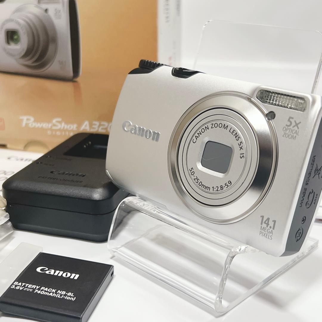 Canon PowerShot A3200IS Silver Compact Digital Camera Tested