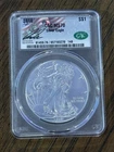 2018 | American Silver Eagle |  MS70 CAC | 30th Anniversary | Flag Label . 999