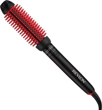 REVLON New and Improved SmoothStay Coconut Oil-Infused Heated Hair Styling Brush