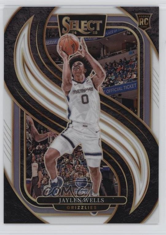 2024-25 Panini Select Premier Level White Prizm 5/149 Jaylen Wells #188 0t59