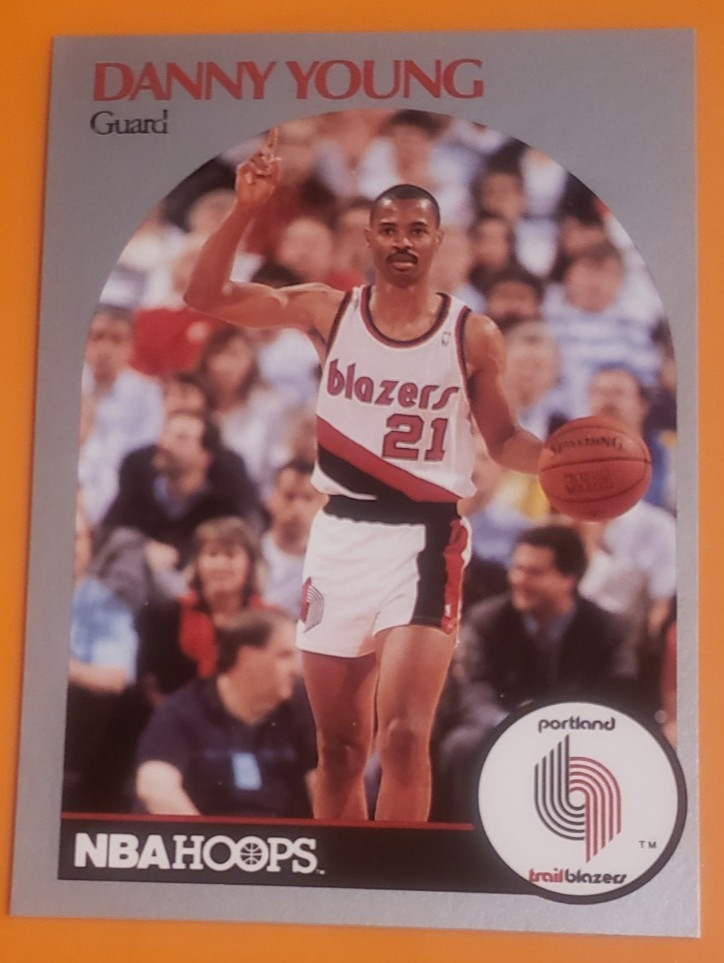 1990 NBA Hoops #252 Danny Young G Portland Trailblazers    ***40% OFF 2+