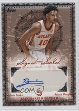 2025-26 Topps Signed and Sealed Zaccharie Risacher #BSI-ZR Auto 4k5