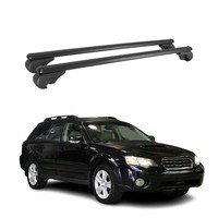 DachträGer FüR Subaru Outback 2003-2009 GepäCkträGer GrundträGer Alu Schwarz 2X