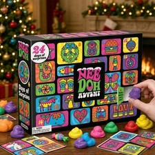 Needoh Advent Calendar 2026 24-Day Countdown Blind Box Toy Gift