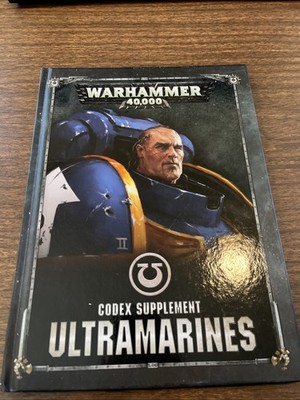 Warhammer 40K Codex Supplement Ultramarines Games Workshop Hardcover Book