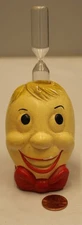 08/22. Vintage Chalk Happy Face Egg Head Egg Timer, West Germany