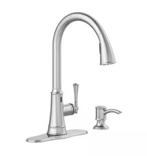 Glacier Bay Hemming Touchless Pull Down Sprayer Kitchen Faucet Stainless
