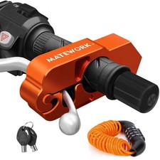 Motorcycle Lock Anti Theft Heavy Duty, Motorcycle Handlebar  Brake Lock with...