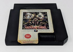Tiles of Fate (Nintendo NES, 1990) Complete w/ Box & Manual - Tested & Working!