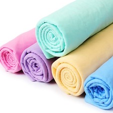 Natural Chamois Leather Car Cleaning Cloth Wash Drying Towel Absorbent Rag US