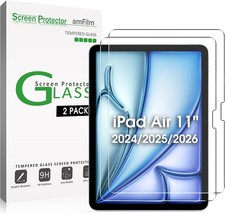 Tempered Glass Screen Protector for 11 Inch iPad Air OLED 99.99 HD Clear Anti-S