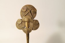 alte Haarnadel Mossi Grunshie IH24 Old Hairpin Epingle Spiralen Spiral decor A7