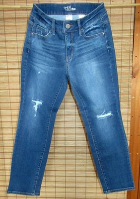 BLAUE JEANS - STRETCH - PETITE STRAIGHT - TIME AND TRU - WIE NEU - GR. S
