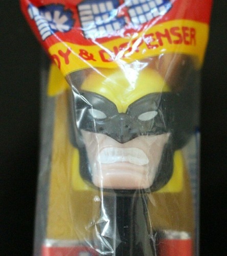 PEZ WOLVERINE CANDY DISPENSER UNUSED MINT IN BAG BLACK STEM, RED BAG - Picture 4 of 4
