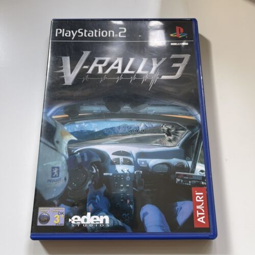 V-Rally 3 (Black Label) - PS2 PAL Complete - Racing/Car *Free UK Postage* - Afbeelding 1 van 4