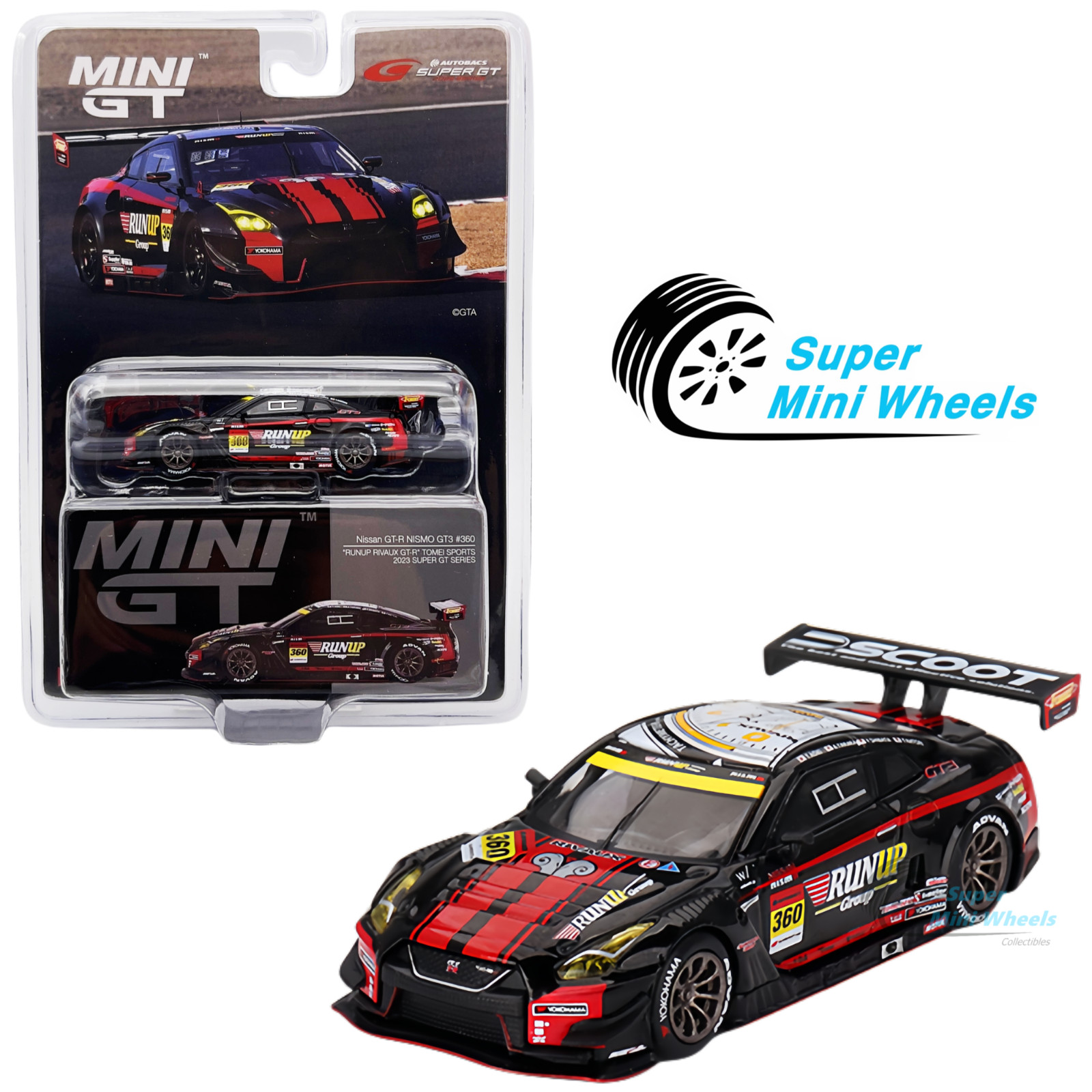 ミニカー MINI GT Nissan GT-R NISMO GT3 2018 327 MINI GT Nissan GT-R NISMO GT3 2018 327(Knick Knack Diecast