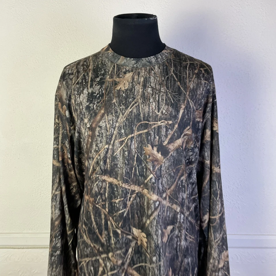 Gander Mountain Guide Series Shirt Mens XL Green Camo Performance Baselayer - Image 4 of 4
