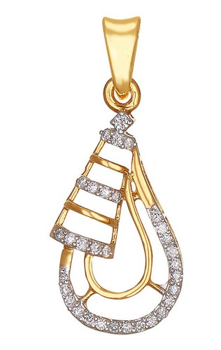 Pendentif Ganesha Diamant 0,20 Carats Or 14k - Bijou Religieux Unisexe