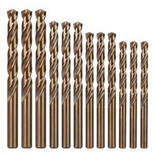 1-13mm HSS M35 Cobalt Jobber Drill Bit Drilling Stainless Steel & Hard Steels