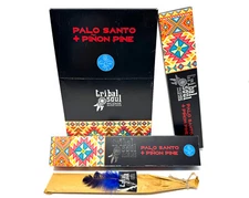 Tribal Soul PALO SANTO & PINON PINE Incense Sticks: Choose 15 30 45 90 180 gm