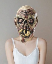 Masque Halloween De Monstre D’Homme Âgé Effrayant Horreur En Latex
