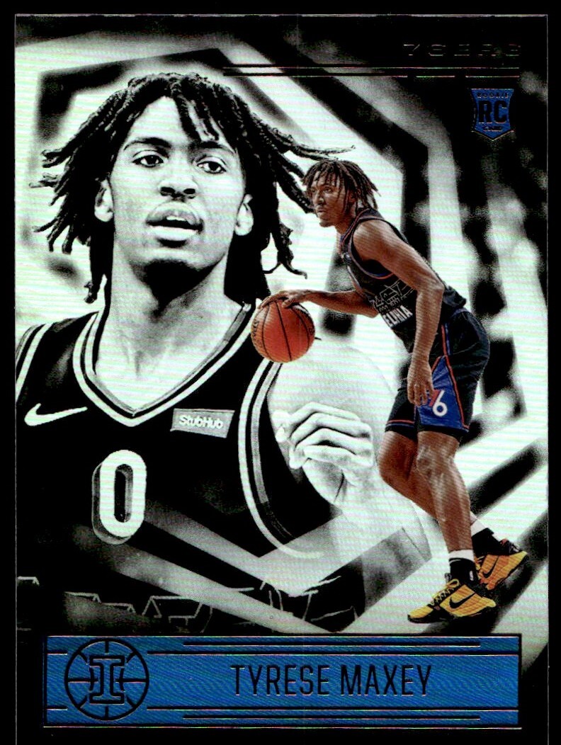 2020-21 Panini Illusions Tyrese Maxey Rookie G60 Philadelphia 76ers #162