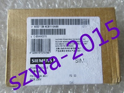 1P 6ES7138-4CB11-0AB0 New In Box Power module SIEMENS 6ES7 138-4CB11-0AB0