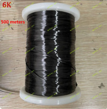 500m Carbon Fiber 6K Fiber Tow Thornel Filament Yarn Thread Tape 3530MPa Length