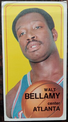 1970 Walt Bellamy Topps Trading Card #18 NBA Atlanta Hawks USA Olympics Indiana