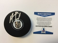 Alex Tuch Signed Autographed Las Vegas Golden Knights Puck Beckett BAS COA a