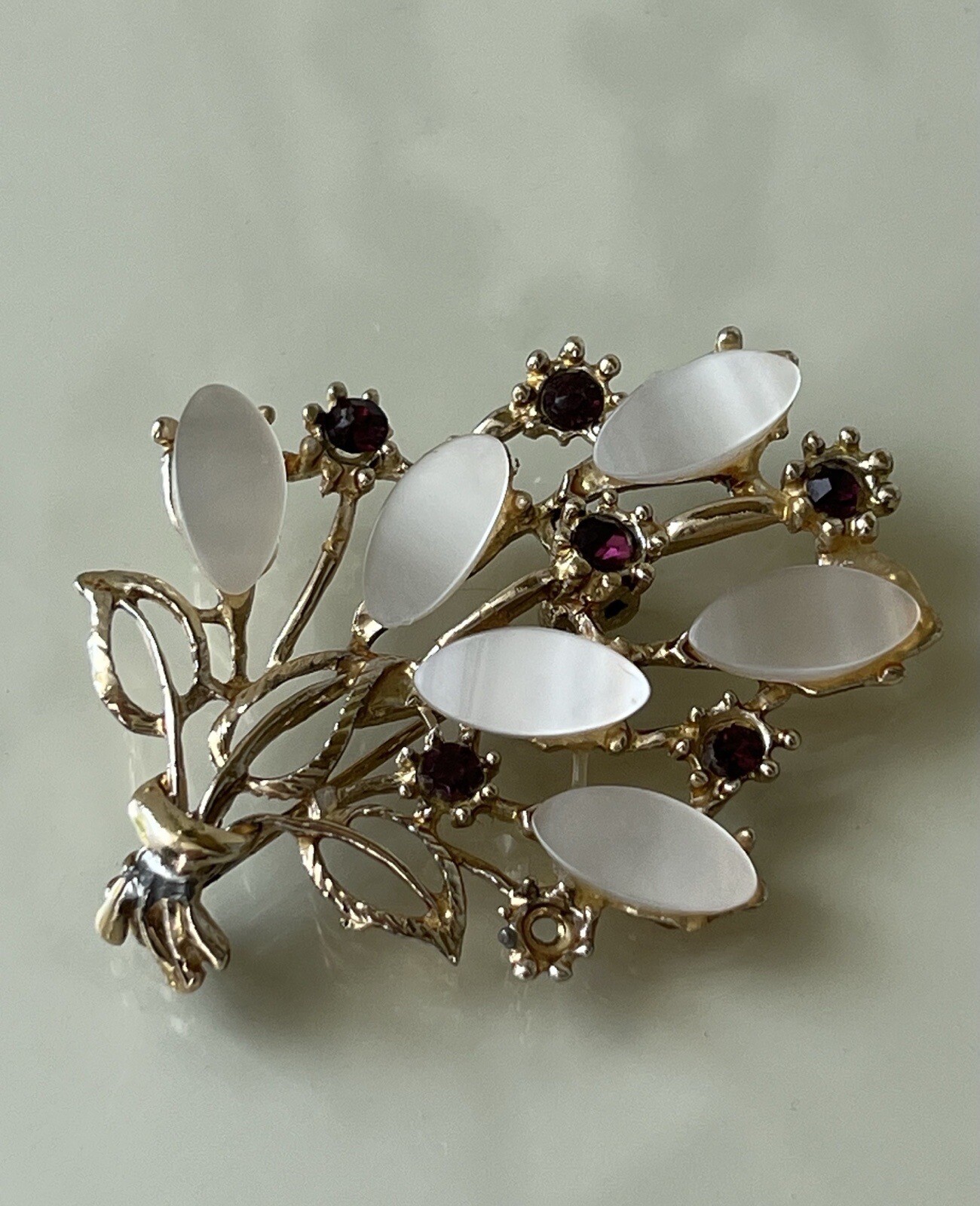 3 Mixed Hollywood Glamour Vintage Brooches eBay