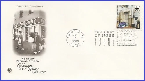 USA3 #3191c U/A PCS ARTCRAFT FDC   1990s Sienfeld Sitcom Sensation