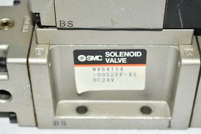 NEW SMC NVS4114-0052FP-X1 Solenoid Valve 24 VDC 
