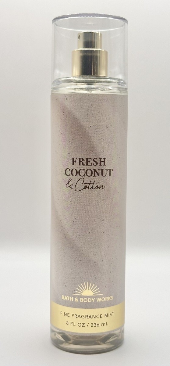 Bath and Body Works Fresh Coconut Cotton Fine Fragrance Body
