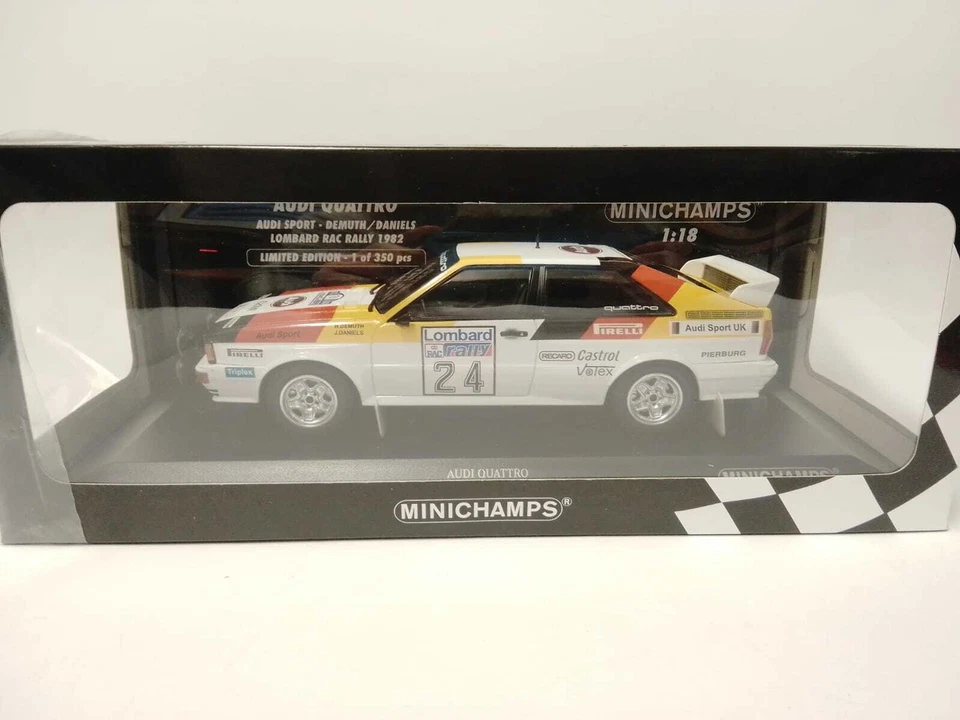 Minichamps Audi Quattro #24 Lombard Rac Rally 1982 1/18 Foto 2 de 3