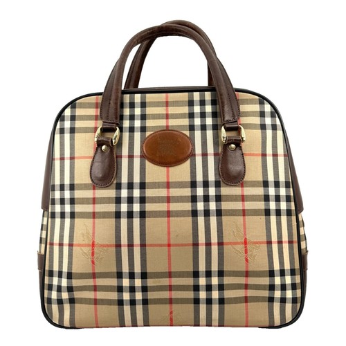 Burberry Classic Plaid Backpack Outer pockets Zip Closure 15 x 12 x 5in AD865532-A4E0-4BB4-B9D8-  main image 4