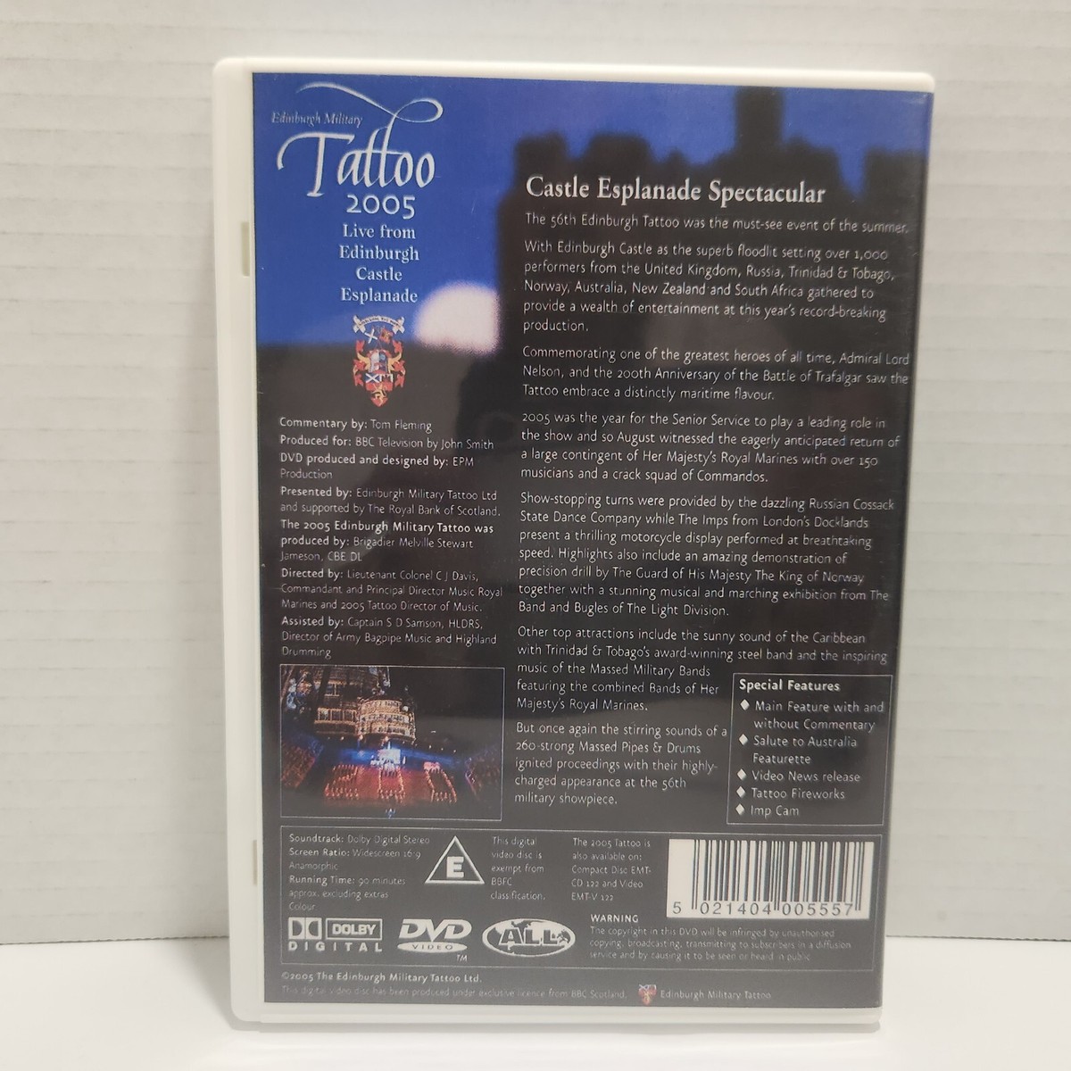 その他 Edinburgh Military Tattoo 2005 [DVD] Edinburgh Military Tattoo 2005 (All Region) DVD | eBay UK