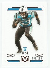 2019 Chronicles Brian Burns Vertex Rookie Red RC #d 068/199 CAROLINA PANTHERS