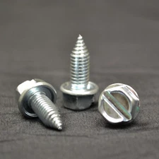LICENSE PLATE SCREWS - HEX HEAD METRIC  (1000 per BOX) ***FAST SHIPPING