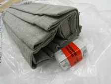 Pottery Barn Emery Linen Cordless Roman Shade Blackout Lined Gray 26x64" #8033