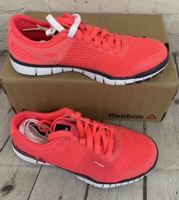 Reebok V60526 ZQuick TR Women's Trainer Shoes Punch Pink Gravel White US 