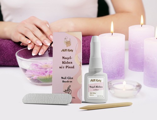 Nagelkleber für kunstnägel tips-kleber extra stark stark zum aufkleben nail glue - Bild 2 von 9
