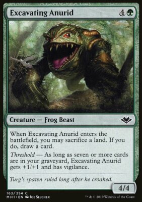 Magic the Gathering MTG Excavating Anurid (163) Modern Horizons   LP