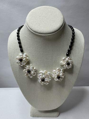 Collar de piedras preciosas de ónix de plata esterlina vintage Ross Simons - Imagen 5 de 14