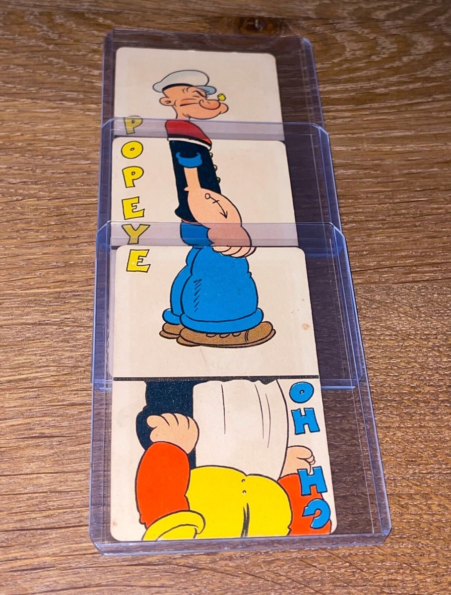 1937 KING FEATURES SYNDICATE POPEYE PLAYING CARD GAME CARDS BY