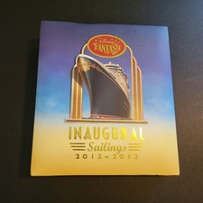 Disney Cruise Line Fantasy Inaugural Sailings Large Photo Album Scrapbook 10x11