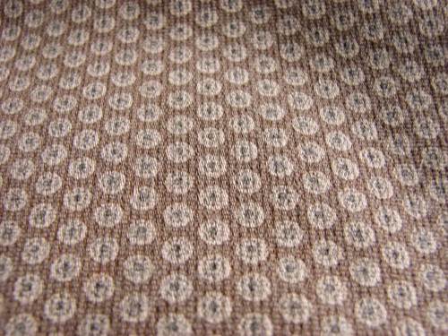Men's Vintage 90s Armani Jeans Long Sleeve Light Brown Dot Print Shirt Size XL - Foto 4 di 6